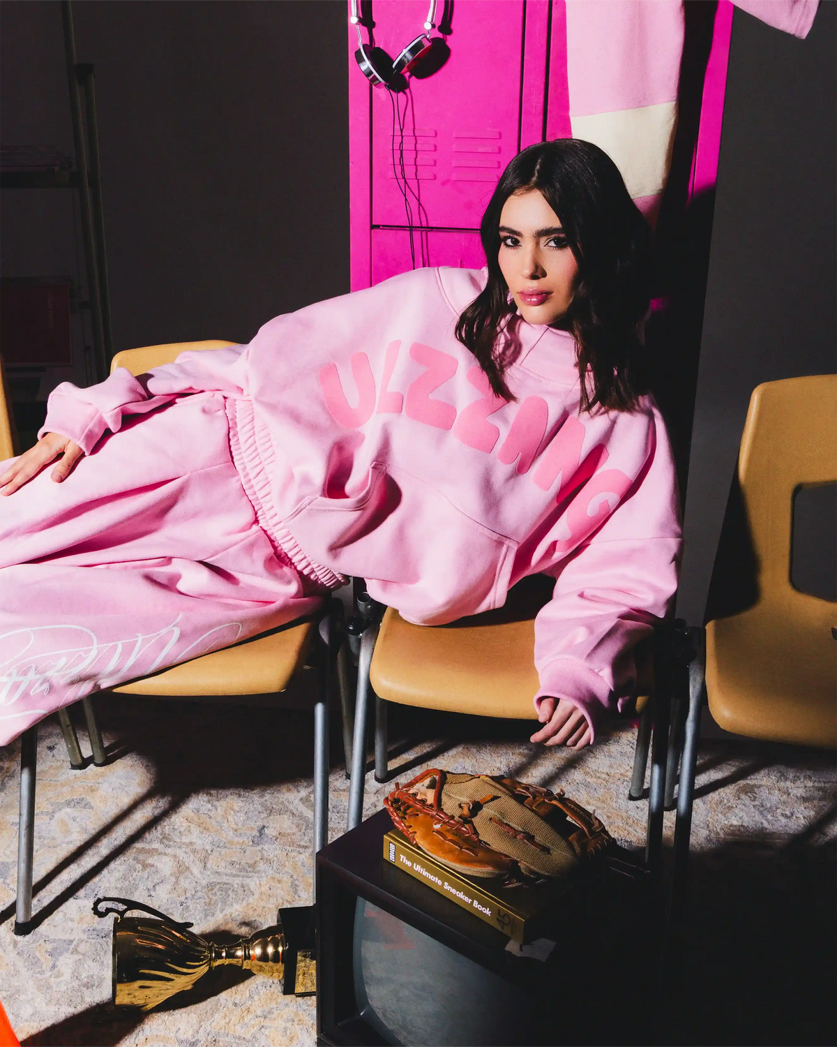 Boxy Hoodie Pink