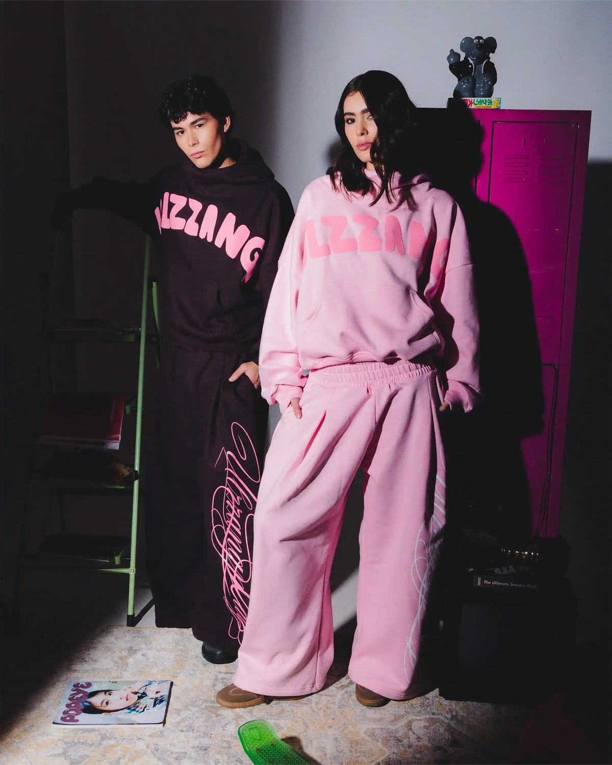 Boxy Hoodie Pink