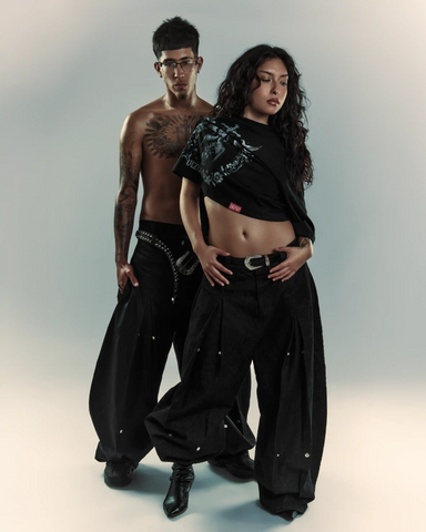 THE PLAY BOTTOMS WASHED BLACK JEANS