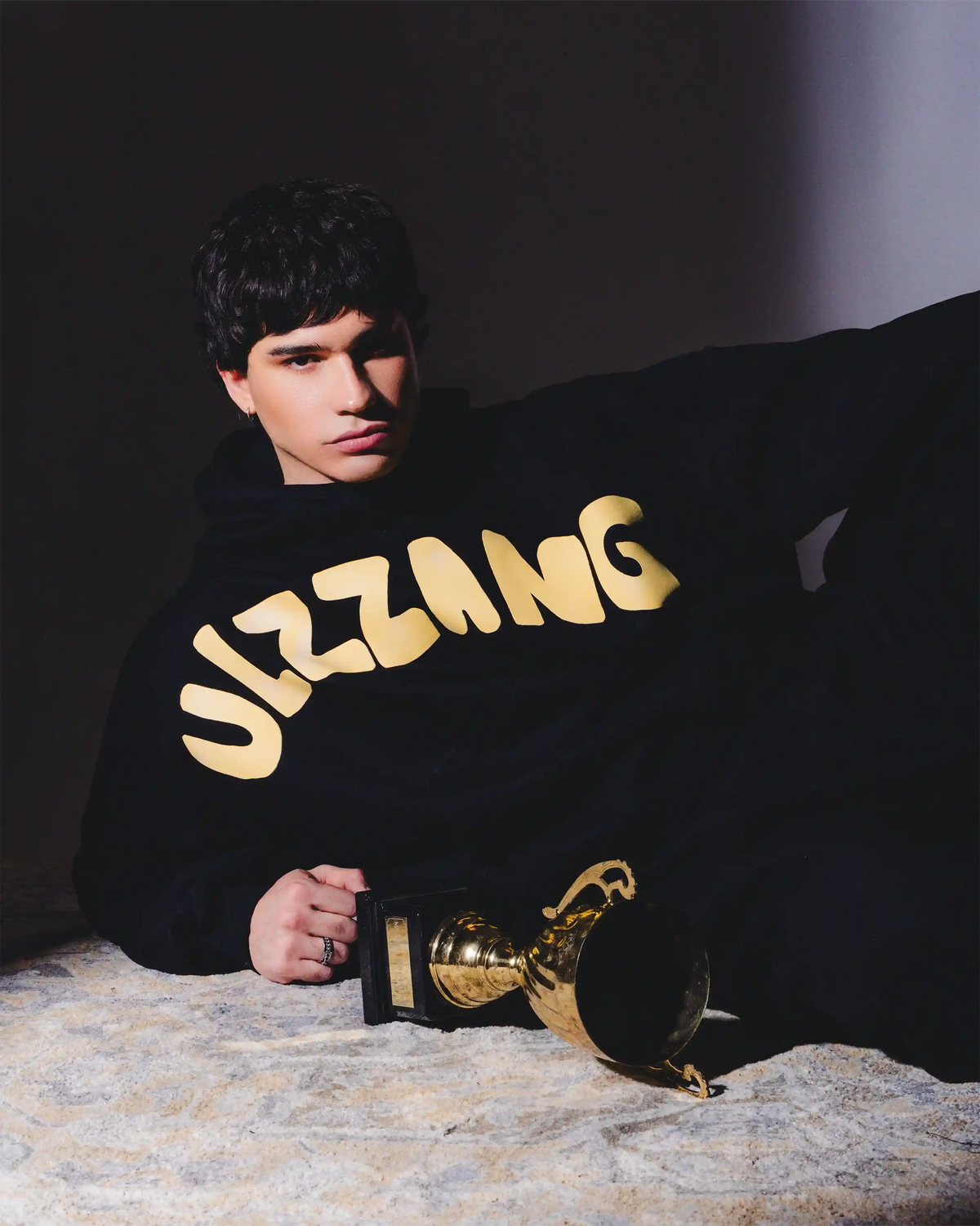 Boxy Hoodie Black