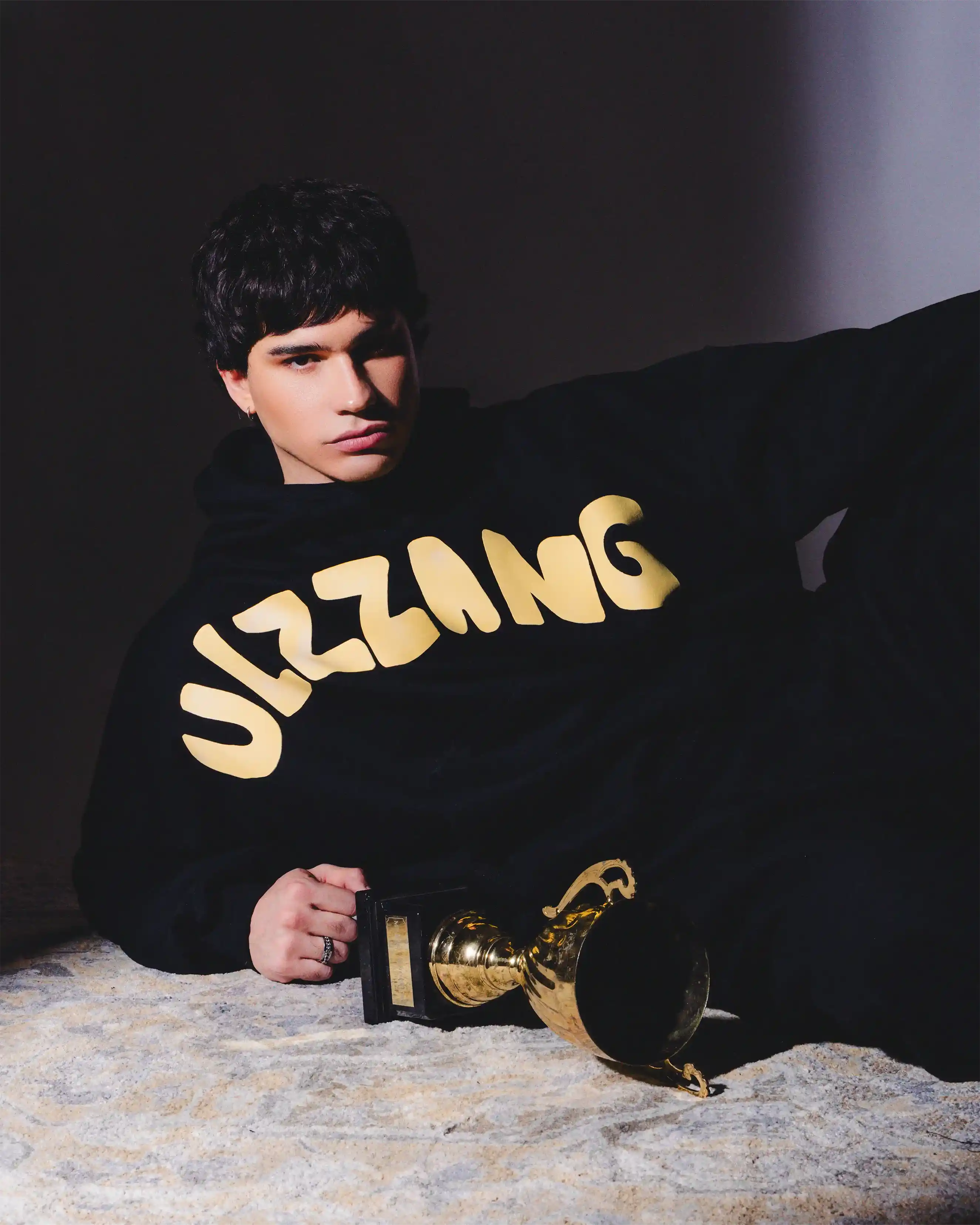 Boxy Hoodie Black