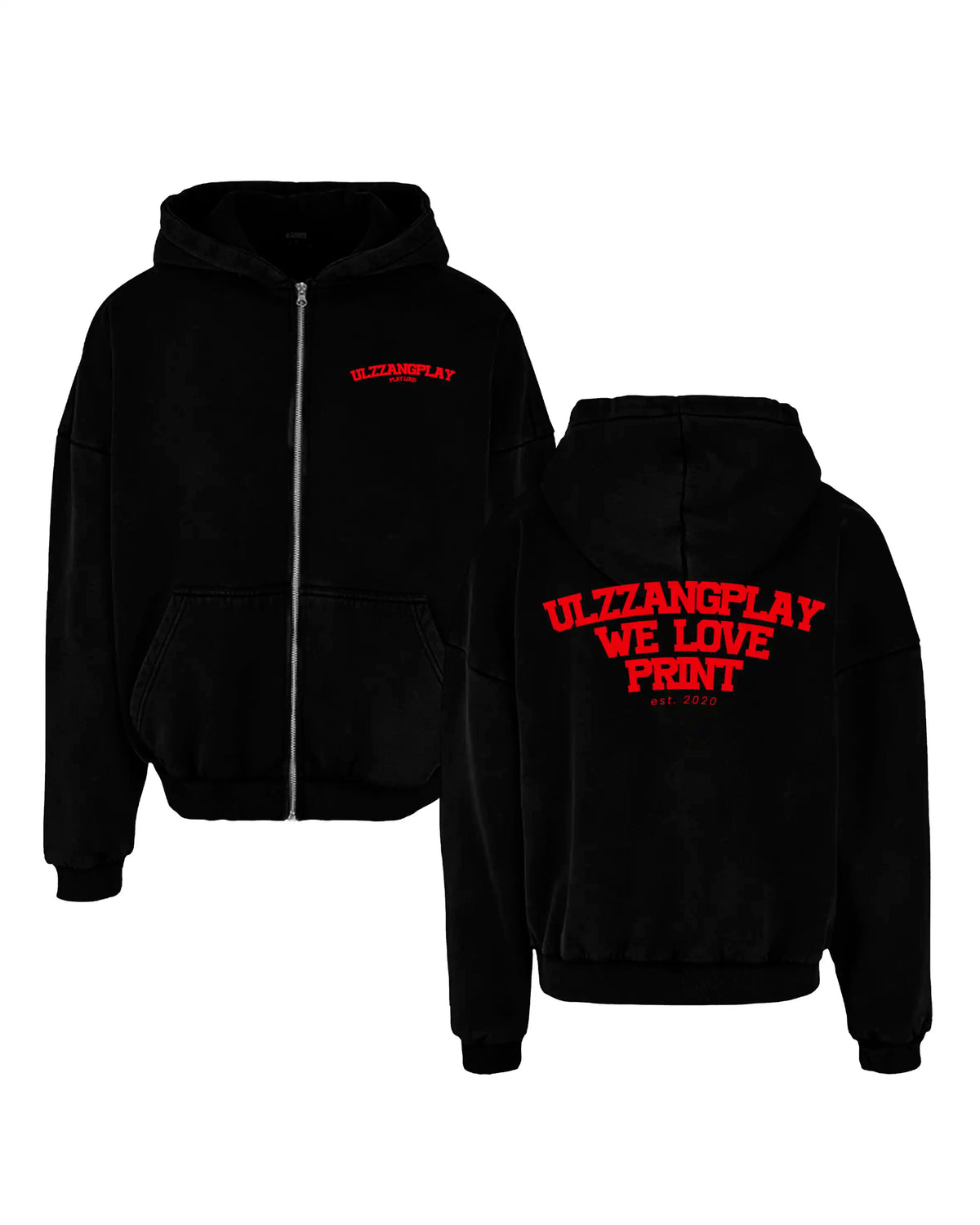 We Love Print Hoodie