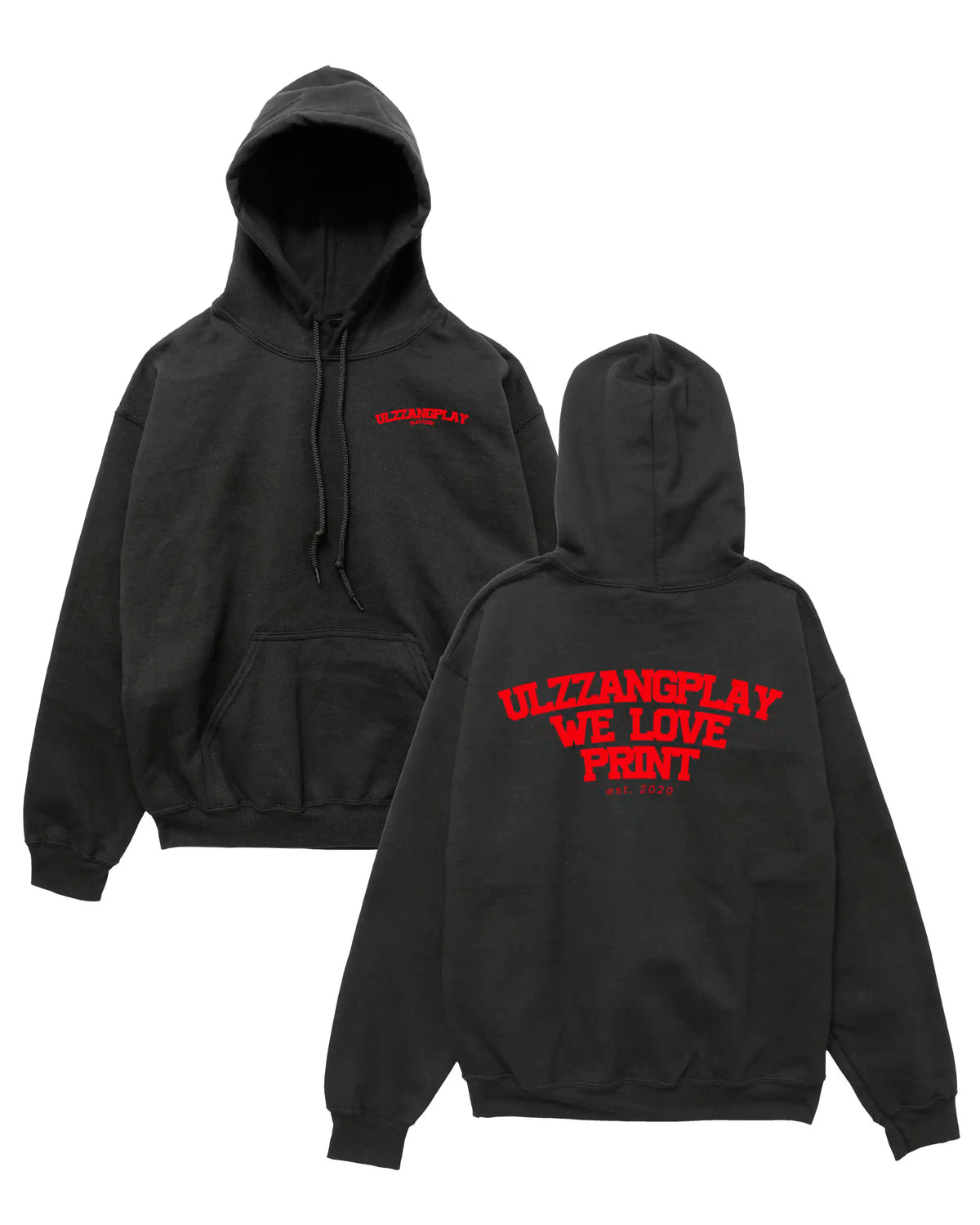 We Love Print Hoodie