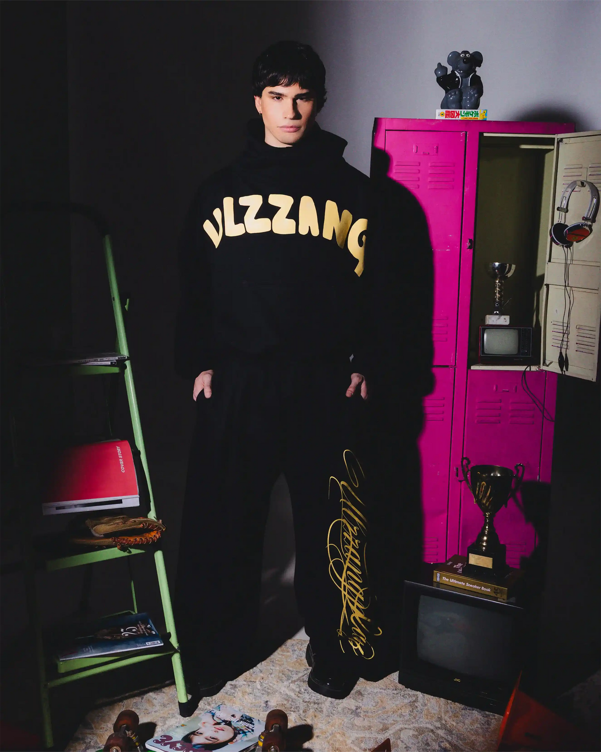 Boxy Hoodie Black