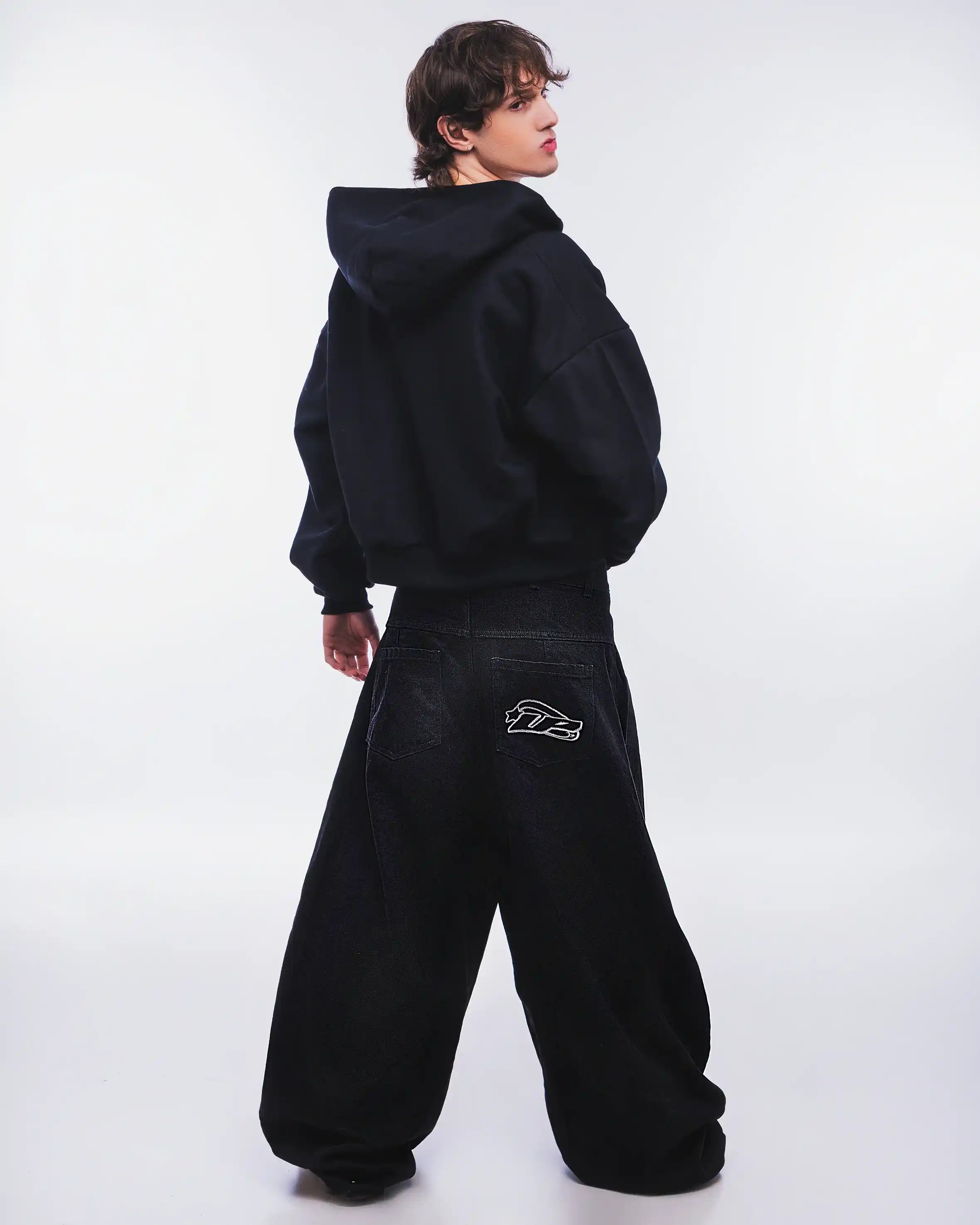 THE PLAY BOTTOMS BLACK JEANS