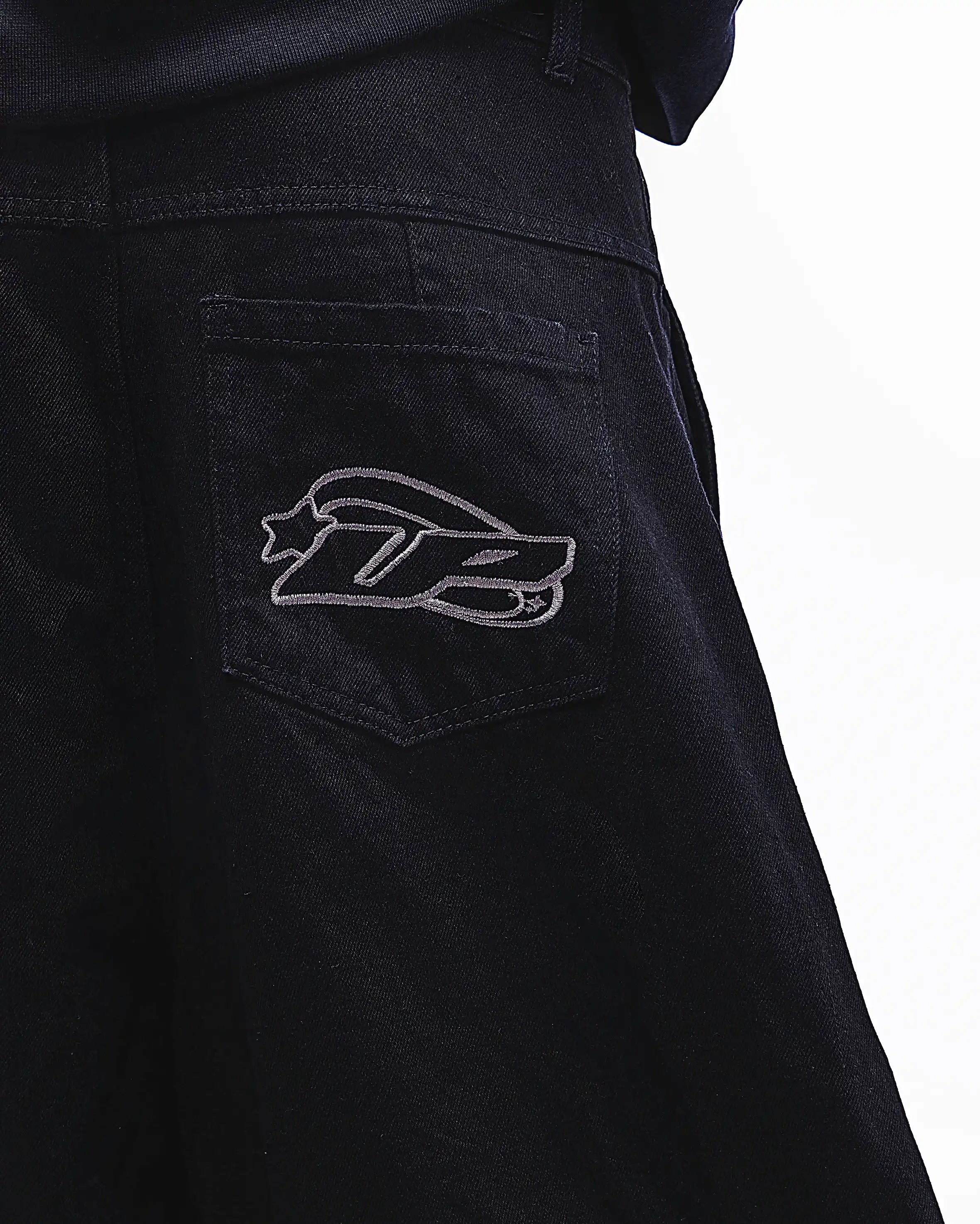 THE PLAY BOTTOMS BLACK JEANS
