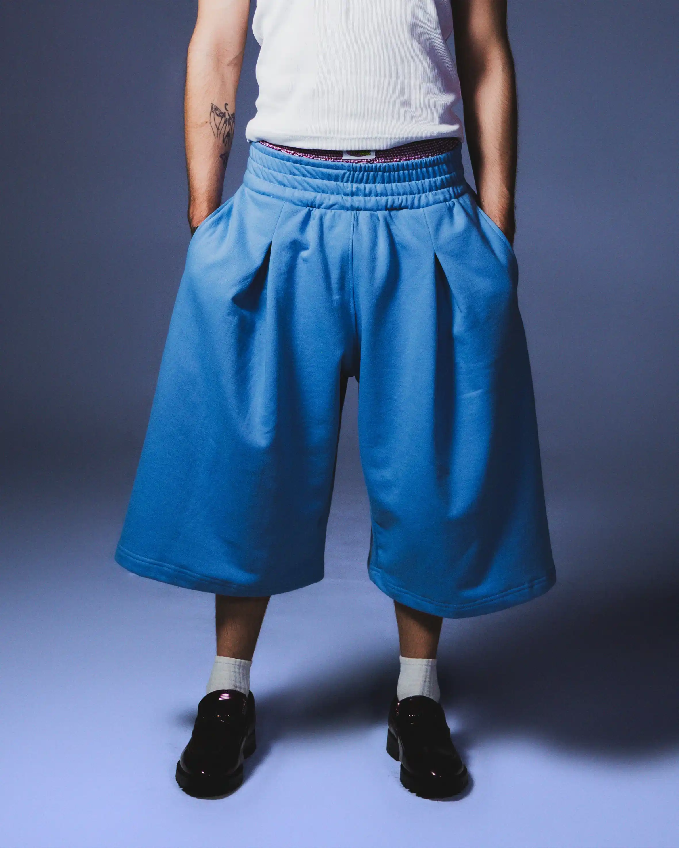 Trace Jorts Azul