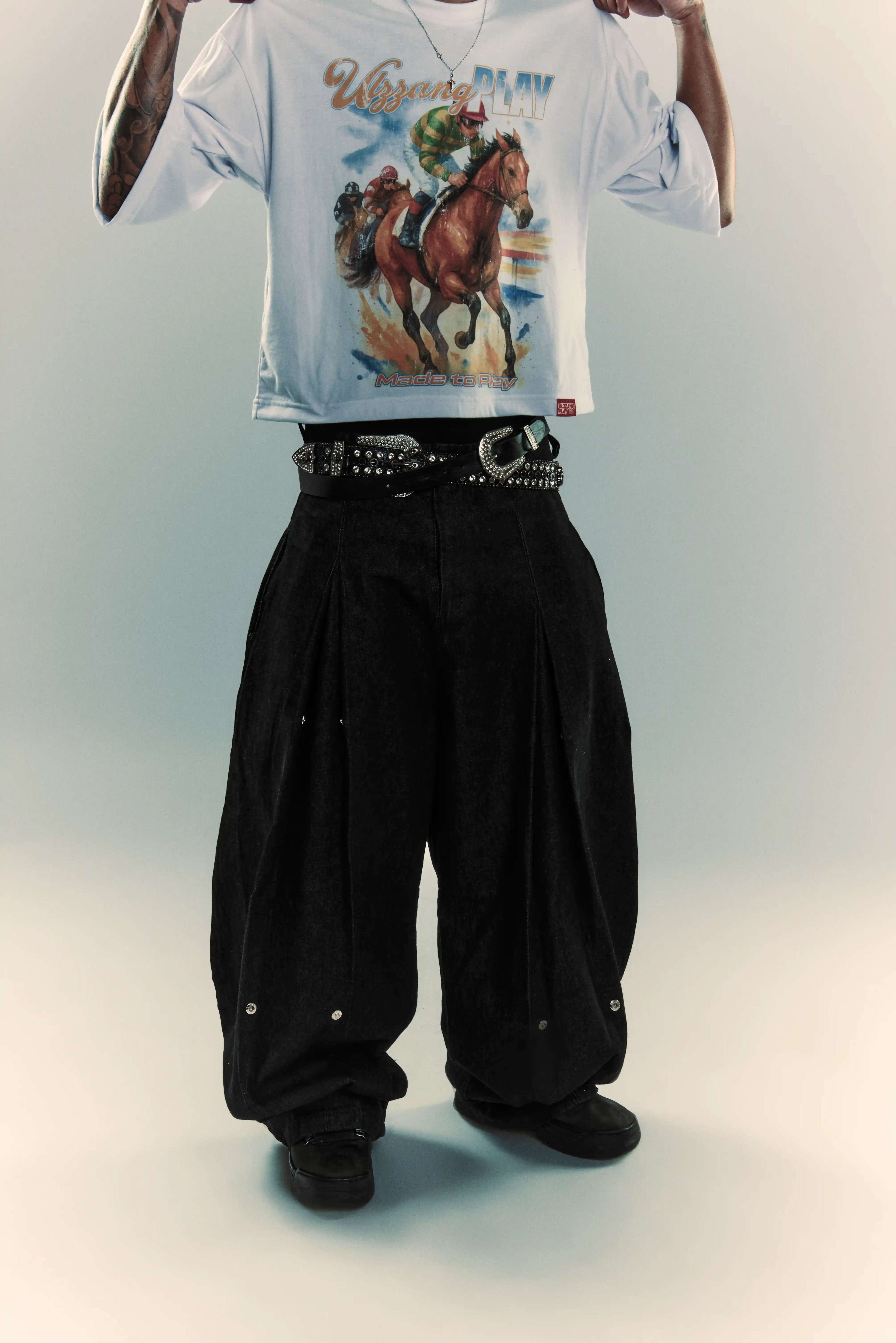 THE PLAY BOTTOMS DENIM