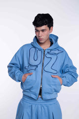 Play Zip Hoodie Azul