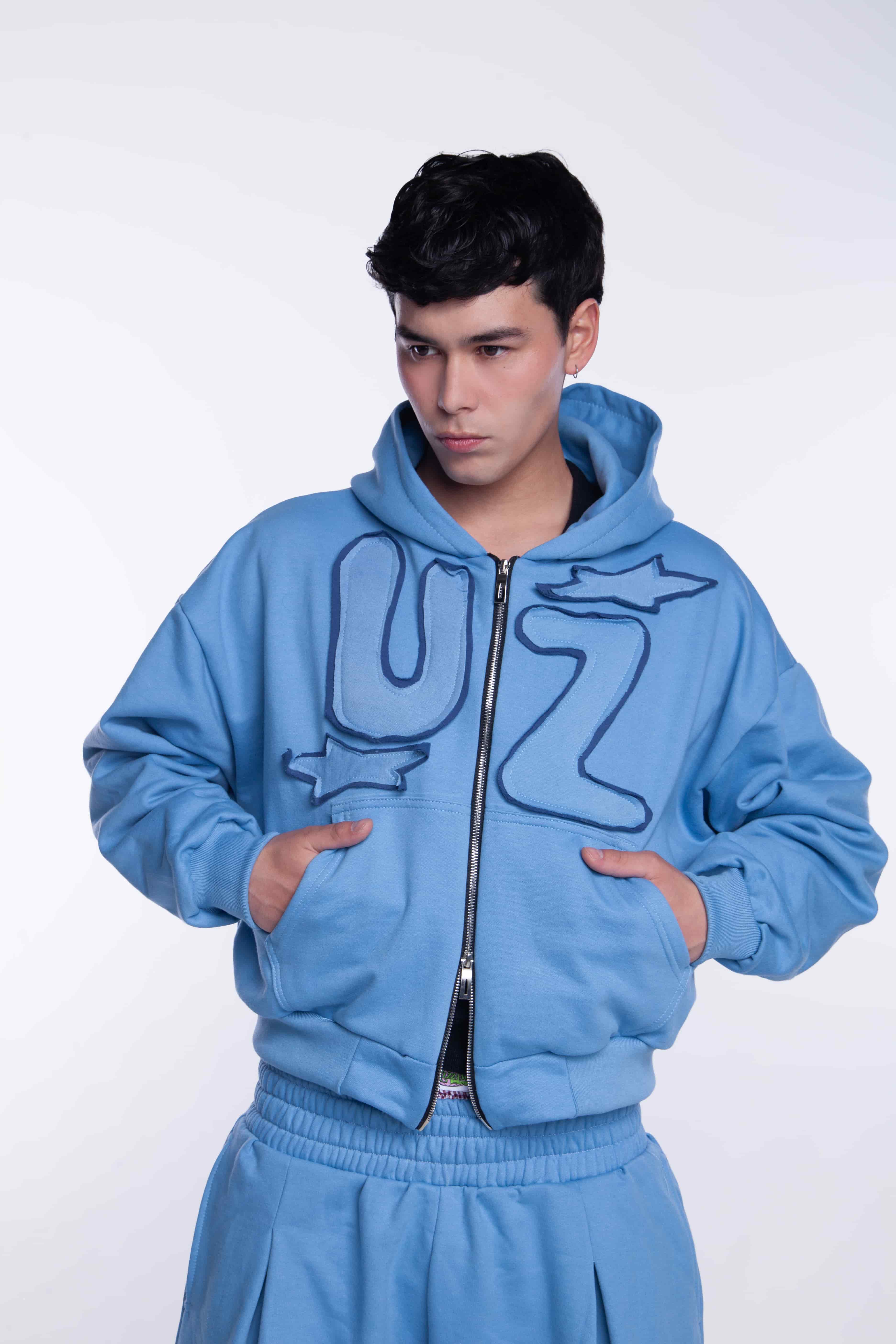 Play Zip Hoodie Azul