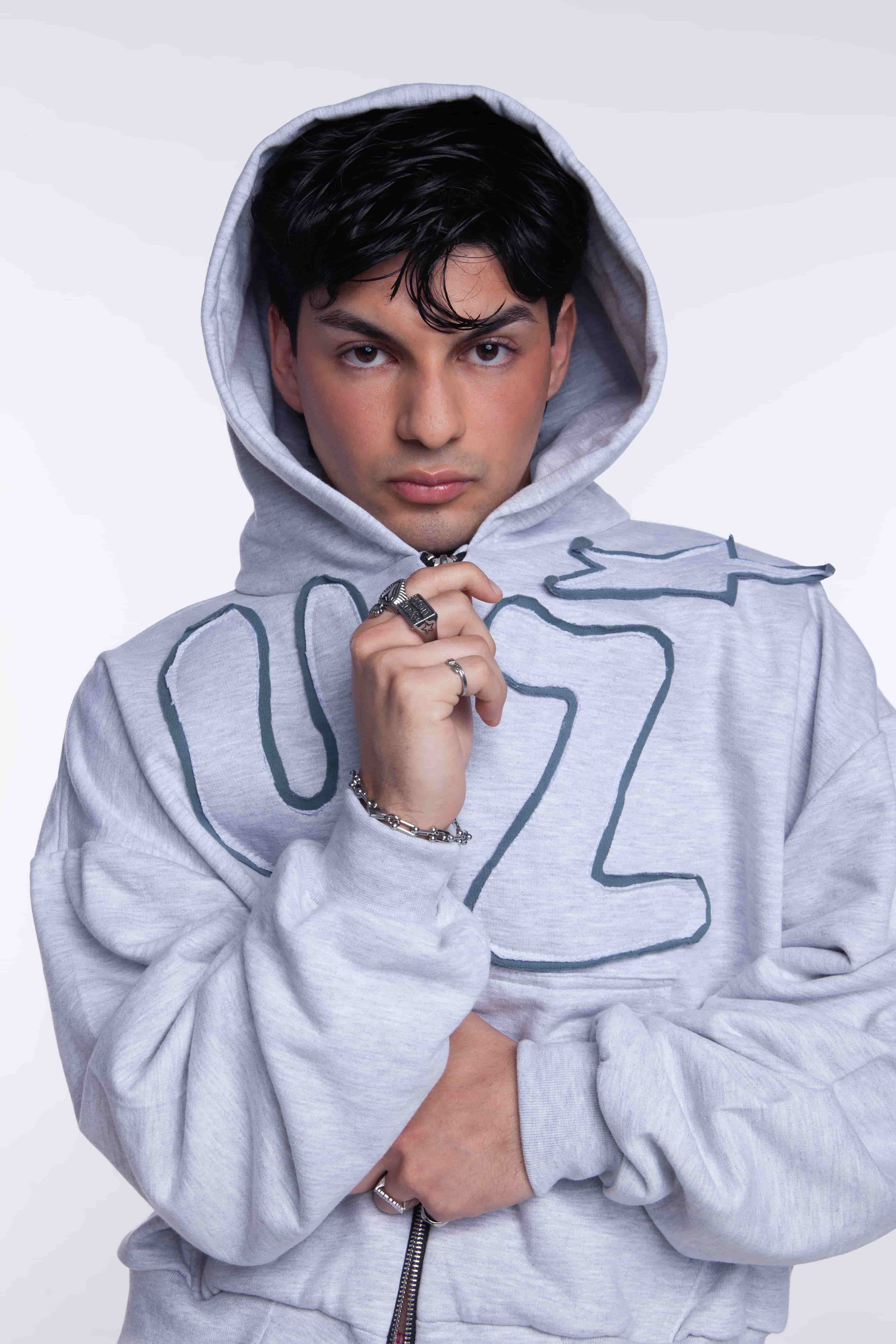 Play Zip Hoodie Gris