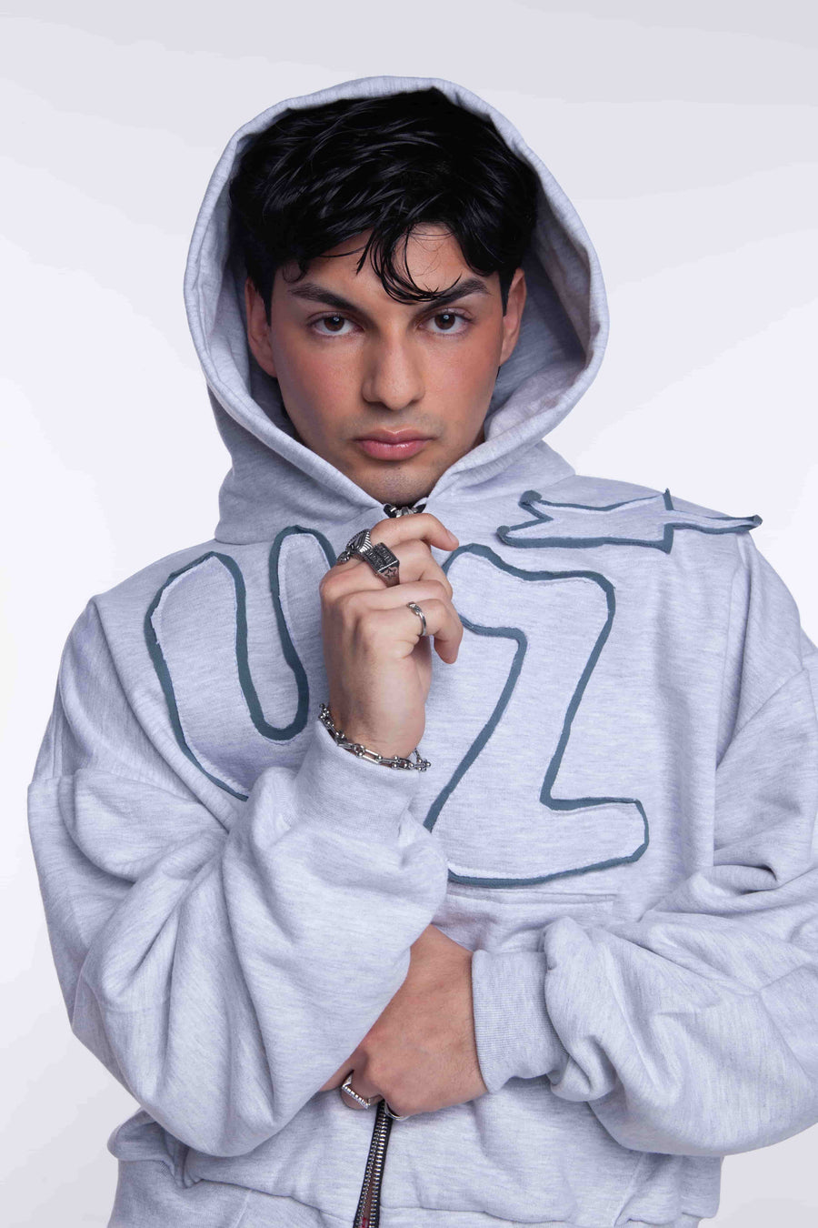 Play Zip Hoodie Gris